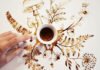Arte com café